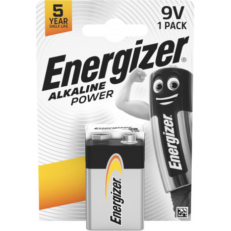 Energizer battery Alkaline Power 9V CHP1