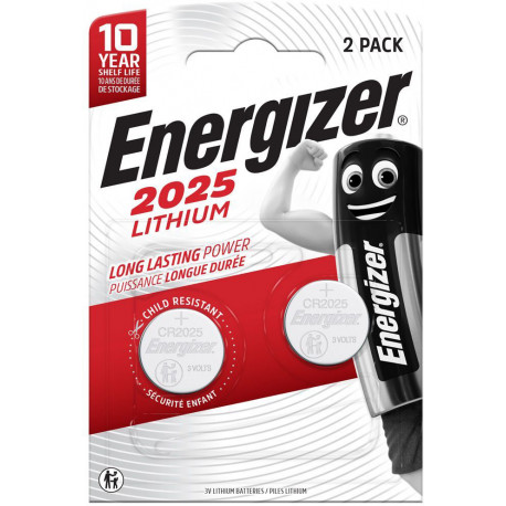 Energizer patarei Lithium CR2025 BP2