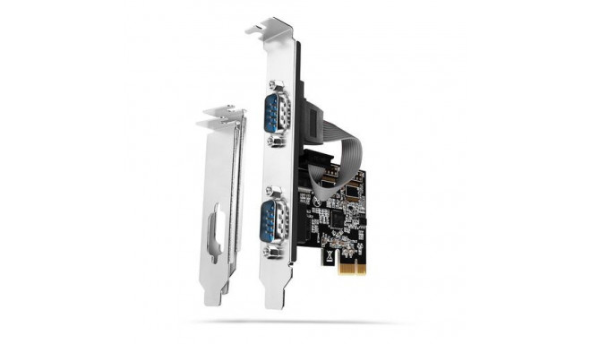Axagon PCEA-S2N PCIe - 2x serial port 250 kbps adapter w. SP &amp; LP