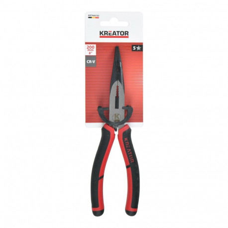 Kreator Bent Nose Pliers KRTH60702, 215mm, 75mm, 50mm, chrome vanadium