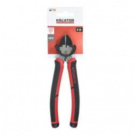 Diagonal Pliers KREATOR KRTH60503 180mm, 23mm jaw depth, chrome vanadium