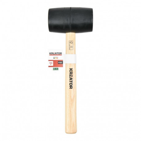 Kreator kummivarre KRTH90602, 0.7kg, 110mm, 64mm, 260mm, ergonoomiline käepide
