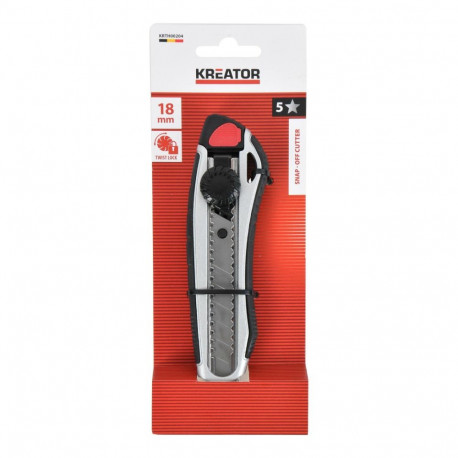 Lõikur 18mm automaatne laadimine alumiinium KREATOR KRTH00204 109mm 18mm