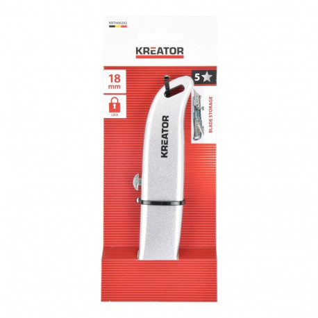 Raskete tööde nuga tsink-sulam KREATOR KRTH00202 Tera pikkus 60 mm, Tera laius 18 mm