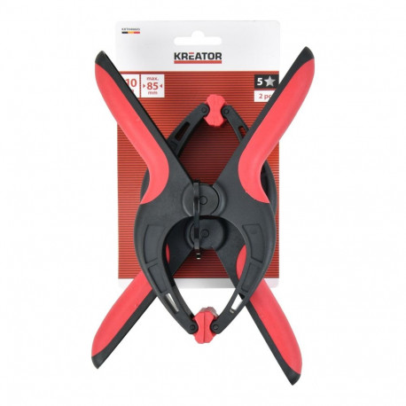 Vedruklamber KREATOR KRTH40603 215mm 2 tk 85mm lõualuu sügavus