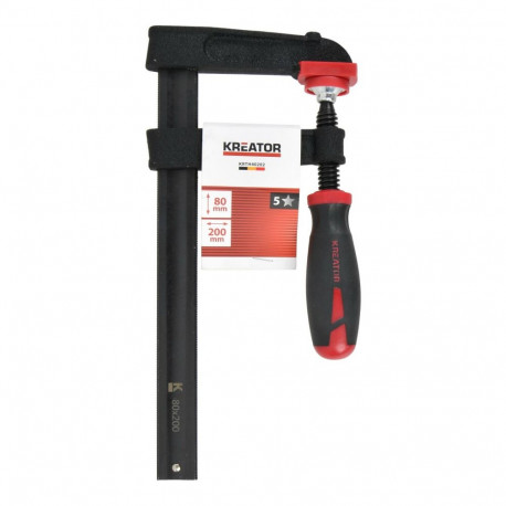 Kreator Bar Clamp KRTH40202, 280mm, 200mm, 270kg, 80mm