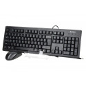 Keyboard + mouse set KM-72620D USB Black