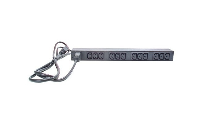 APC Basic Rack PDU, 1U, 16A, 208/230V, (12) C13 Outlets (AP9565)