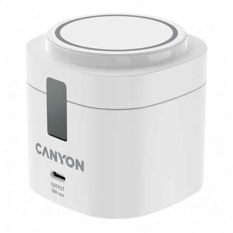 Canyon 4 in 1 Wireless Charging Stand, 30W max, Size: 70x70x70.3mm, weight: 414g, with 65W charger a