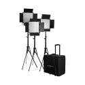 Kit Nanlite 3 light kit 600CSA w/Trolley Case & Light Stand