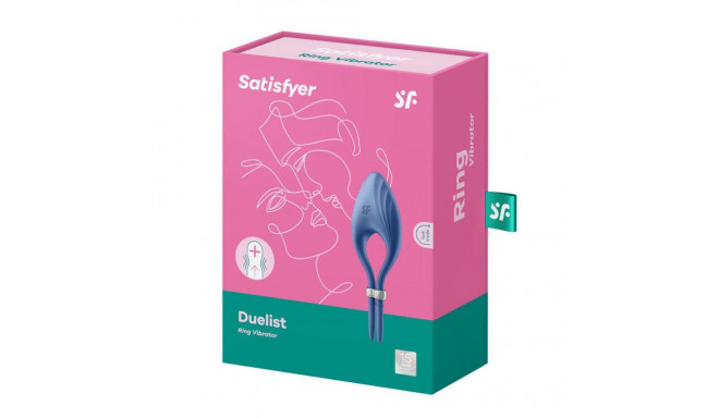 Satisfyer vibrorõngas Duelist, sinine
