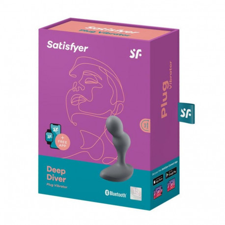 SATISFYER DEEP DIVER VIBRADOR BLUETOOTH 1UN