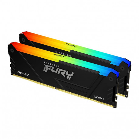 Kingston 32GB 3200MT/s DDR4 CL16 DIMM (Kit of 2) FURY Beast RGB