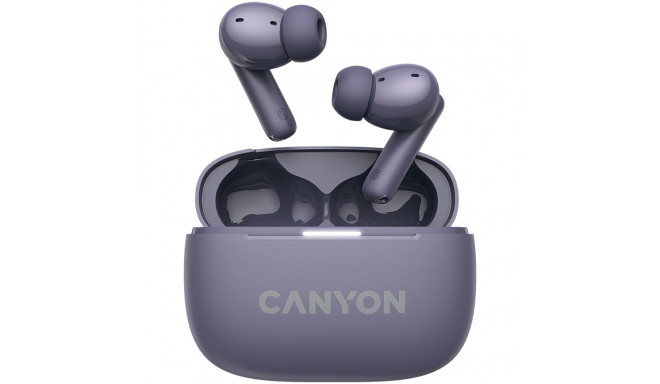 CANYON headset OnGo TWS-10 ANC+ENC Purple