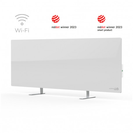 AENO GH1S Premium Eco Smart Heater, 700W, App, EU Plug (E/F), White