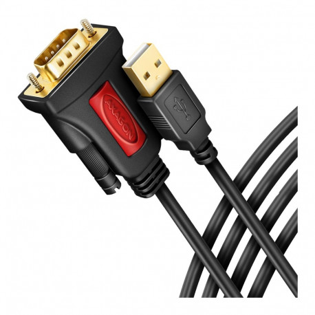 Axagon Active USB-A converter for connecting serial devices. Prolific chip.