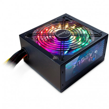 Power Supply INTER-TECH Argus RGB, 80PLUS Bronze, 500W, Retail, 1x140 Fan, 1x20+4Pin, 4+4Pin, 1xPCI-