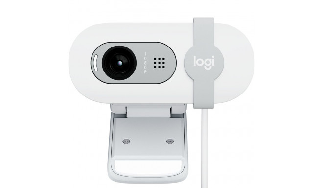 LOGITECH Brio 100 Full HD Webcam - OFF-WHITE - USB