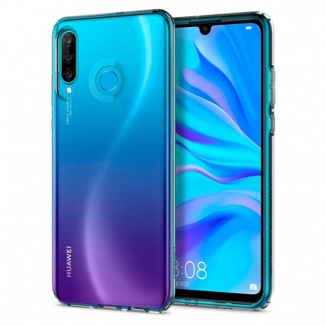 Kaitseümbris Liquid Crystal, Huawei P30 lite, läbipaistev, Spigen