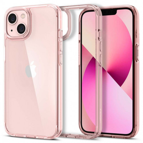 Kaitseümbris Ultra Hybrid, Apple iPhone 13, roosa / läbipaistev, Spigen