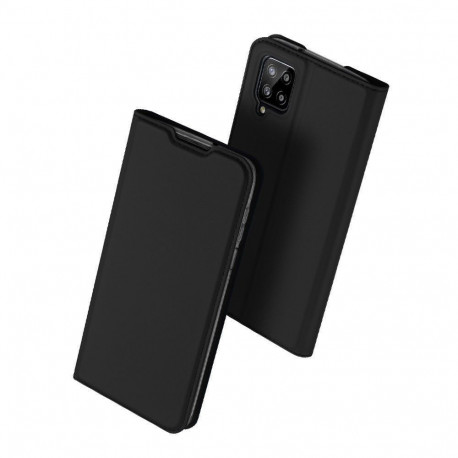 Kaitseümbris kaanega Skin Pro, Samsung Galaxy A12, must, Dux Ducis