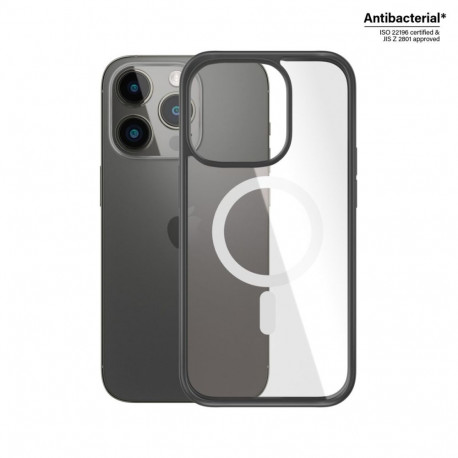 Kaitseümbris MagSafe ClearCase, Apple iPhone 14 Pro, läbipaistev musta äärega, PanzerGlass