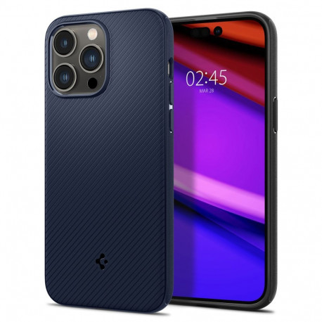 Kaitseümbris Mag Armor, Apple iPhone 14 Pro Max, tumesinine, MagSafe, Spigen
