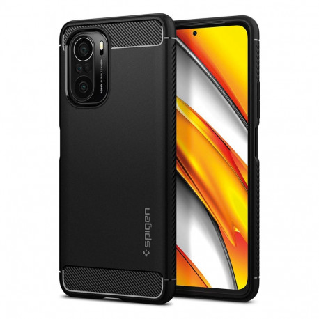Kaitseümbris Rugged Armor, Xiaomi Poco F3 / Mi 11i, must, Spigen