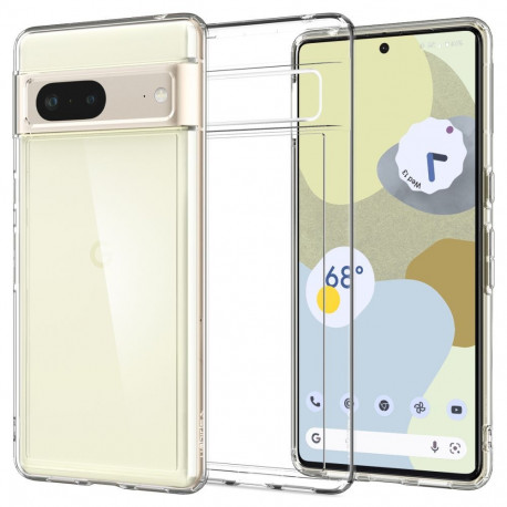 Kaitseümbris Ultra Hybrid, Google Pixel 7, läbipaistev, Spigen