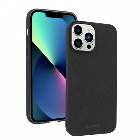 Kaitseümbris SandCover, Apple iPhone 13 Pro Max, õhuke, must, Krusell