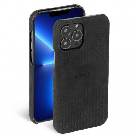 Kaitseümbris Leather Cover, Apple iPhone 13 Pro, naturaalsest nahast, must, Krusell