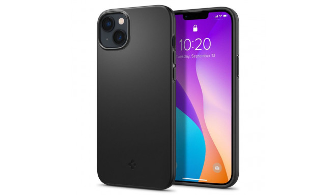 Kaitseümbris Thin Fit, Apple iPhone 14 Plus, must, õhuke, Spigen