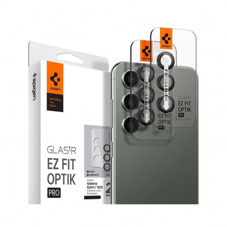 Tagakaamera kaitseklaas EZ Fit Optik Pro Lens Protector, Samsung Galaxy S23 / S23+, komplektis 2tk, 