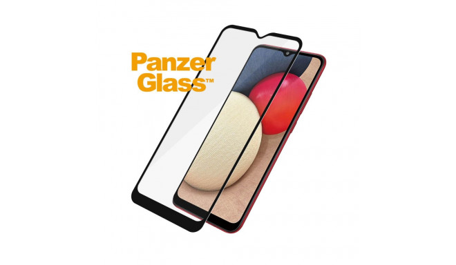 Kaitseklaas Samsung Galaxy A02 / A02s, ümbrisesõbralik, musta äärega, PanzerGlass