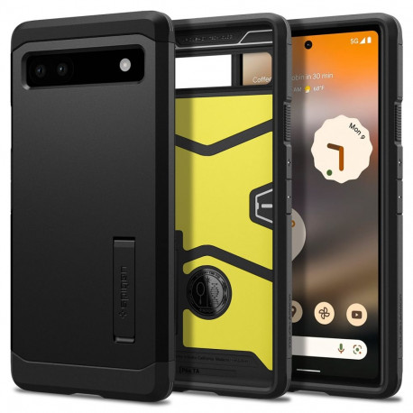 Kaitseümbris Tough Armor, Google Pixel 6a, must, Spigen