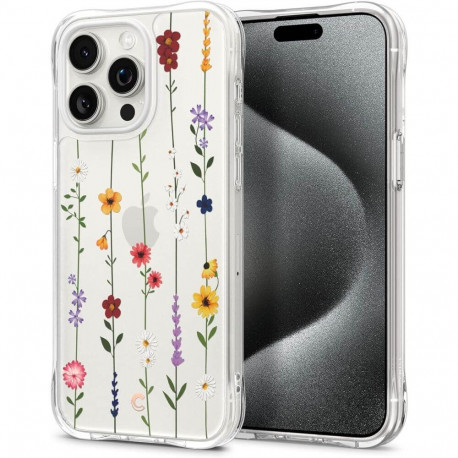 Kaitseümbris Cyrill Cecile, Apple iPhone 15 Pro, lilleline, Spigen