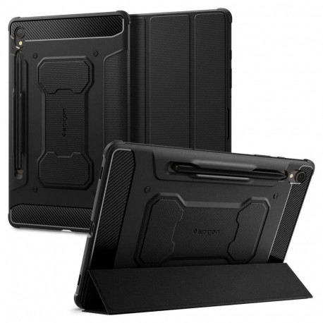 Kaitsekaaned Rugged Armor Pro, Samsung Galaxy Tab S9, must, Spigen