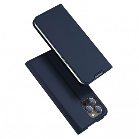 Kaitseümbris kaanega Skin Pro, Apple iPhone 14 Pro, tumesinine, Dux Ducis
