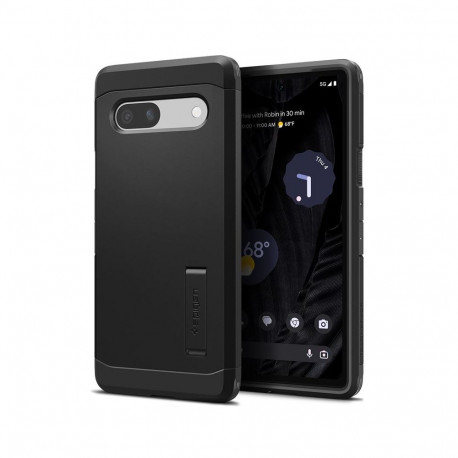 Kaitseümbris Tough Armor, Google Pixel 7a, must, Spigen