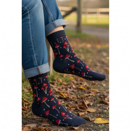 SOKISAHTEL AGARIC tumesinised meriinovillased seentega sokid 444, 446