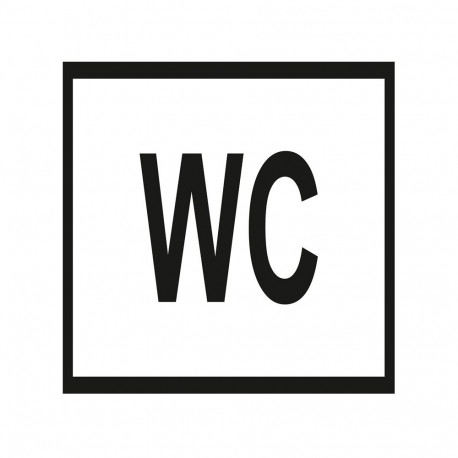 STICKER WC 120X120MM