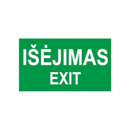 kleebis EXIT 100x180mm