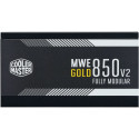 Cooler Master MWE 850 V2 Black, PC power supply black, 1x 12-pin high power GPU, 4x PCIe, cable mana