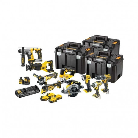 18V XR combo set 10 pcs - 4x5Ah