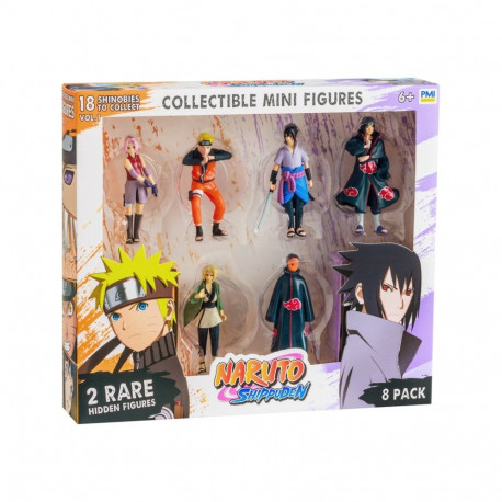 NARUTO SHIPPUDEN figuurikomplekt VER. C 8-osaline luksuslik väljaanne