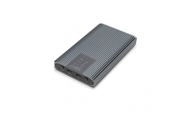 Digitus USB M.2 NVMe Clonestation, SSD, NVMe, 20Gbits, USB 3.2 Gen2, alumiinium, tööriistavaba