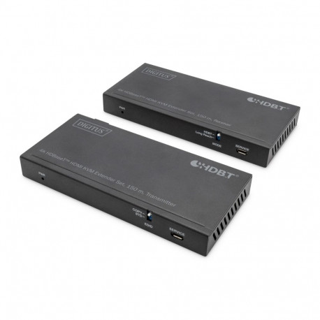 Digitus pikendaja komplekt 4K HDBaseTTM 2.0 HDMI KVM 150m
