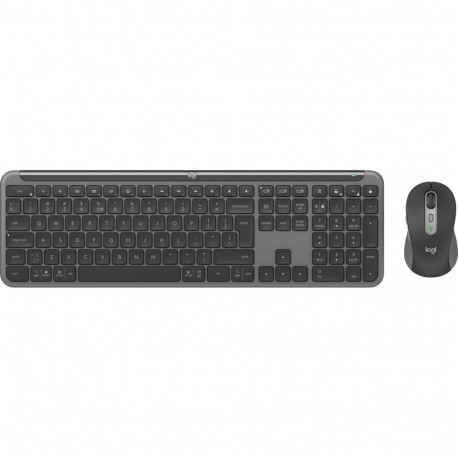 Logitech 920-012490 klaviatuur hiir kaasas kontor RF juhtmevaba + Bluetooth QWERTY US International 