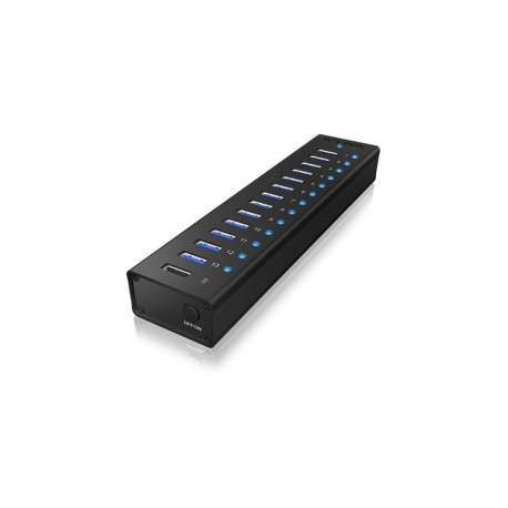 ICY BOX IB-AC6113 USB 3.2 Gen 1 (3.1 Gen 1) Type-B 5000 Mbit/s Black