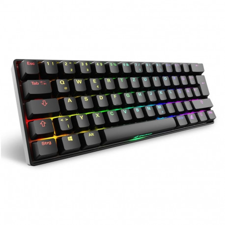 Sharkoon 100065629 klaviatuur kodu USB QWERTZ saksa must
